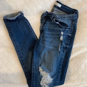 Distressed Skinnies